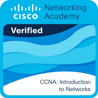 Badge credly du CCNA1